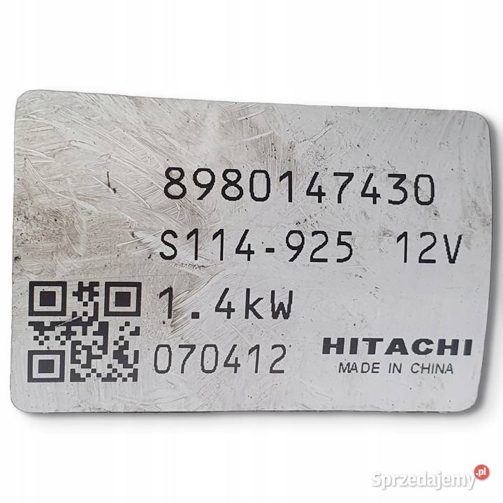 ROZRUSZNIK Opel Astra III H Zafira B 17 CDTI Chełm