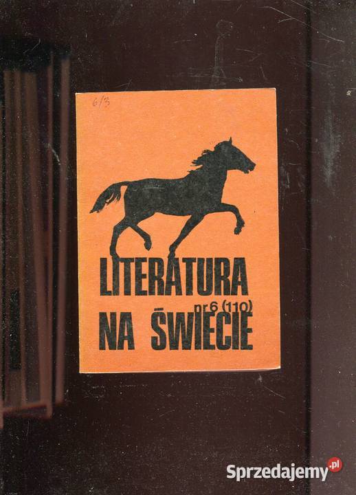 Literatura na świecie 1980 6 110 Szczecin