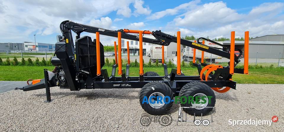 Nowa Przyczepa Leśna BMF 10T2Pro720 72m 6Par 10T towarowe Sulęcin