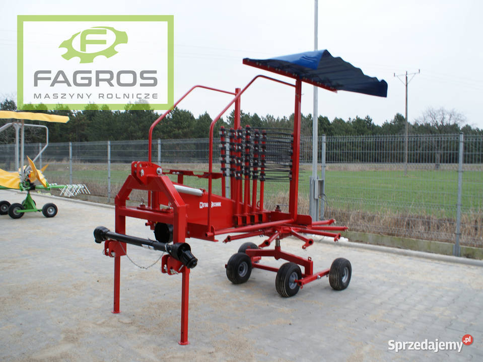 Nowa Zgrabiarka wirnikowa karuzelowa tandem nieuszkodzony Wolsztyn