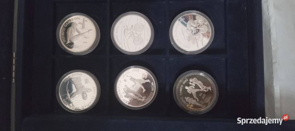 Uncjowe monety srebrne Łódź