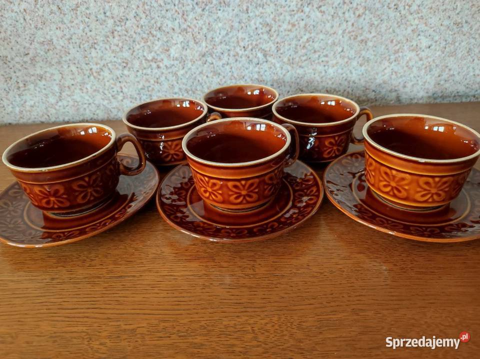 filiżanka talerzyk porcelit pruszków Werina Kielce