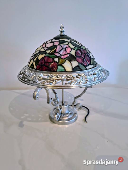 Tiffany lampa wisząca witrażowa plafon kwiaty Plafony Zaręba