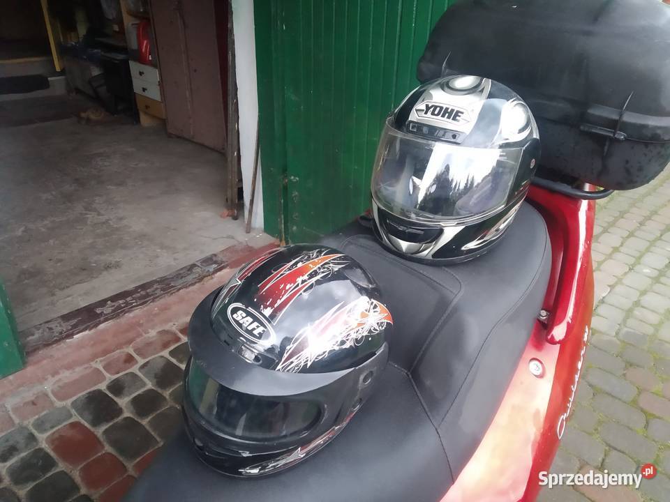 Motocykl Benzhou z 2014 roku 2 kaski i opona świętokrzyskie