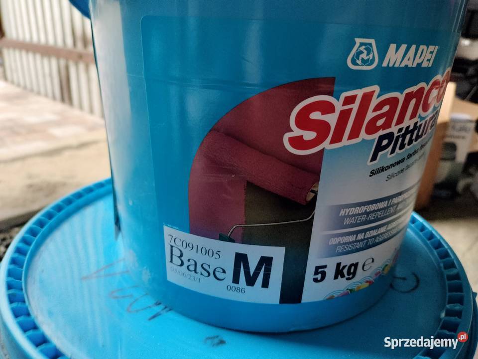 Farba fasadowa Mapei Silancolor Pittura 5 kolor Świnice Warckie