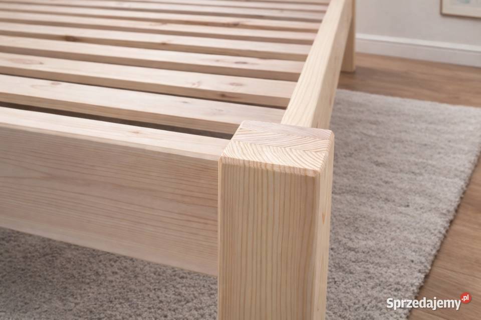 Nowe sosnowe łóżko drewniane 90x200