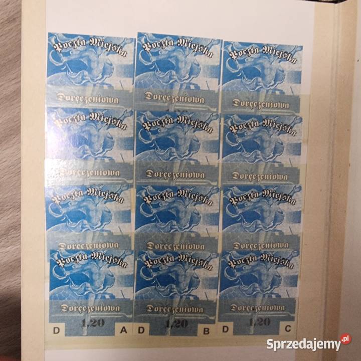 Komplet Zestaw Album 8 x 12 Poczta Miejska Sosnowiec