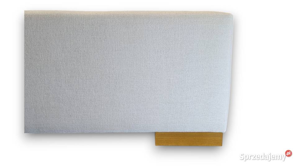 Sypialniane łóżko ARIA 140x200 beżowe z drewnem Wrocław