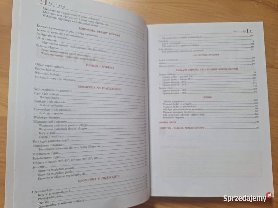 Matematyka Repetytorium gimnazjalisty Matematyka kompendium, repetytorium, opracowanie Gdańsk