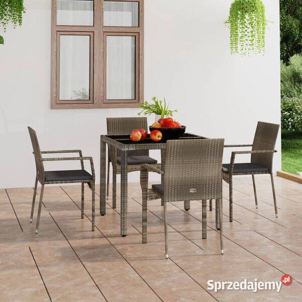 vidaXL Krzesła ogrodowe z poduszkami 4 SKU319884 Warszawa