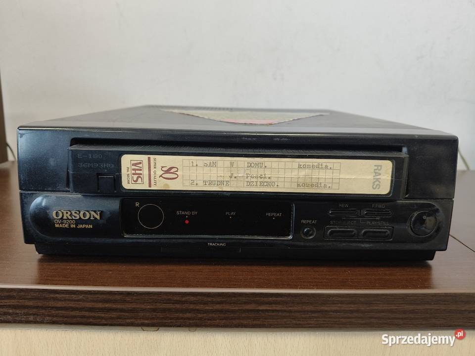 Odtwarzacz wideo VHS Made in Japan Magnetowidy Tychy sprzedam
