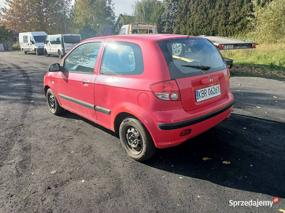 Hyundai Getz Hyundai Getz 11 03r czerwony Tarnów