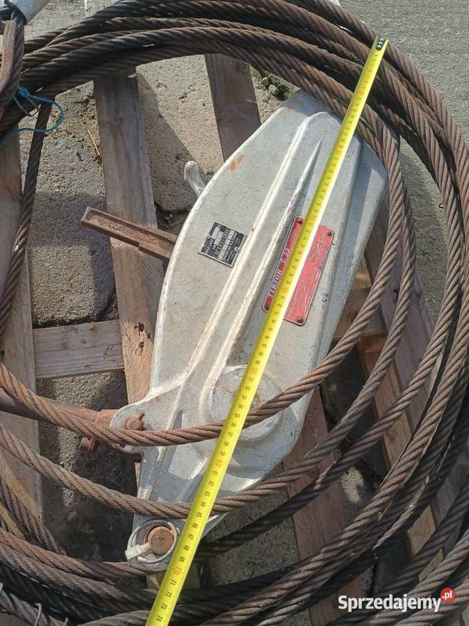 tirfor kifor T 35 wyciągarka linowa przeciągarka lubelskie Końskowola sprzedam