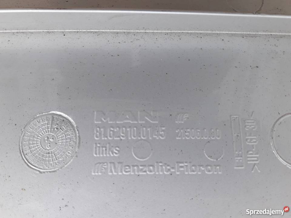 MAN TGA TGX OWIEWKA SPOILER ZAKABINOWY LEWY