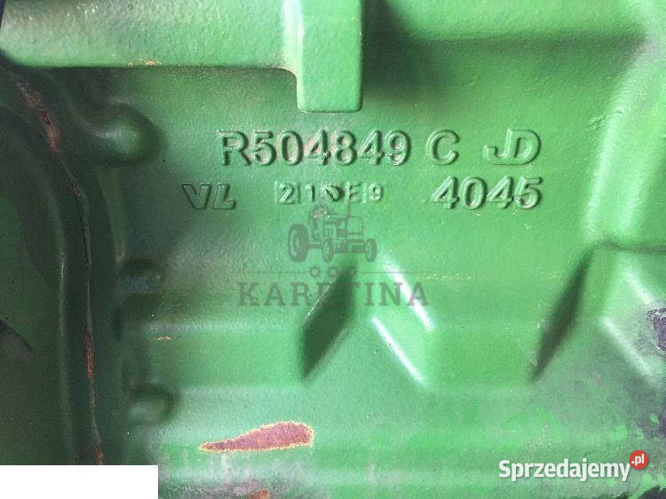 John Deere Powertech 4045 R504849 Blok Cylindrów Jastrzębniki