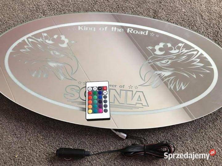 SCANIA LED mirror 60x30 24v multicolor 3m cable wielkopolskie Kobierno