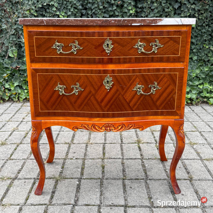 ARTexpert Komoda Ludwik marmurowy blat vintage zachodniopomorskie Dobrzany