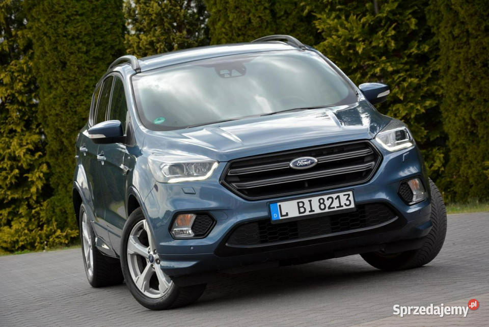 Ford Kuga STLine Skóry 4X4 Radar Xenon Ledy garażowany Ostrów Mazowiecka sprzedam