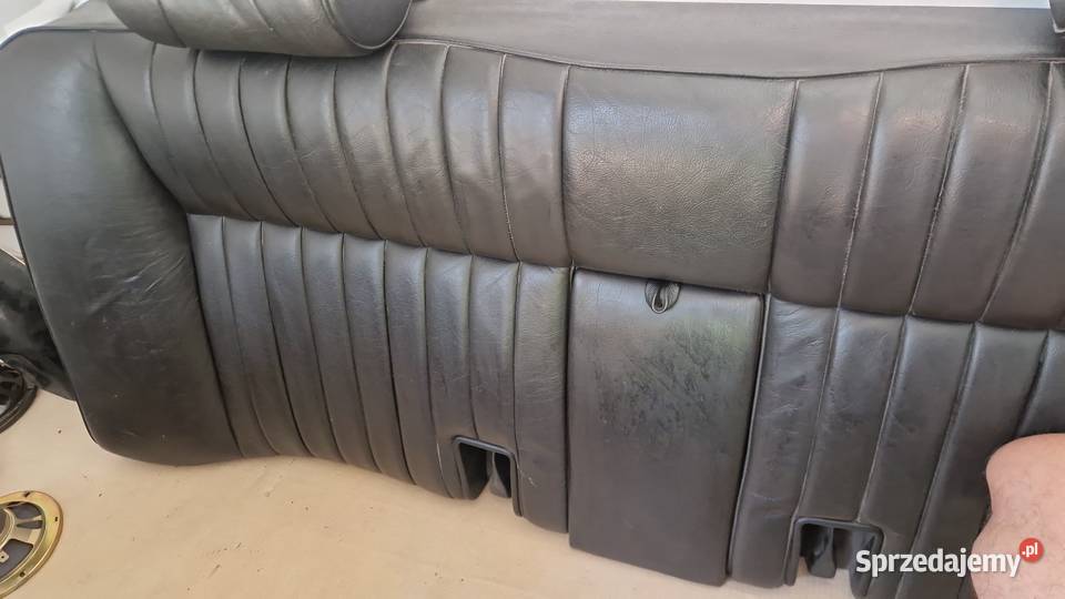 Jaguar XJ40 XJ12 XJ6 fotele kanapa czarne Fotele i kanapy Słupca