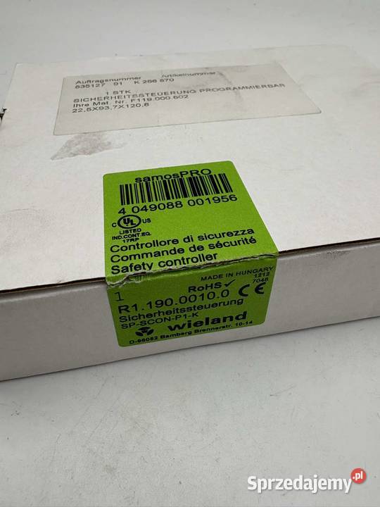 Wieland R119000100 Safety Controller Warszawa