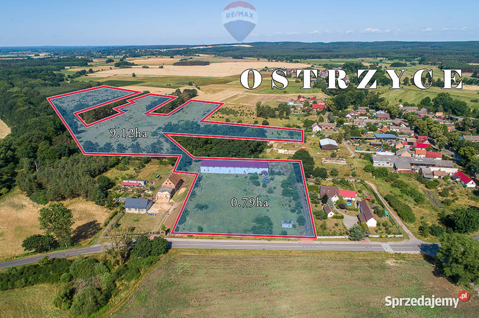 Nieruchomość inwestycyjna 99100 m Ostrzyce lubuskie