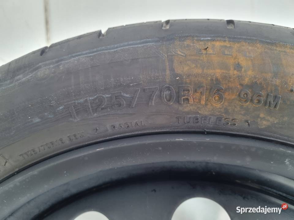 KOŁO DOJAZDOWE ZAPASOWE Audi Seat Vw Golf V Chełm