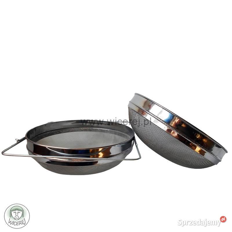 Nierdzewne Sito do Miodu Okrągłe 300mm Podwójne Jaśliska sprzedam