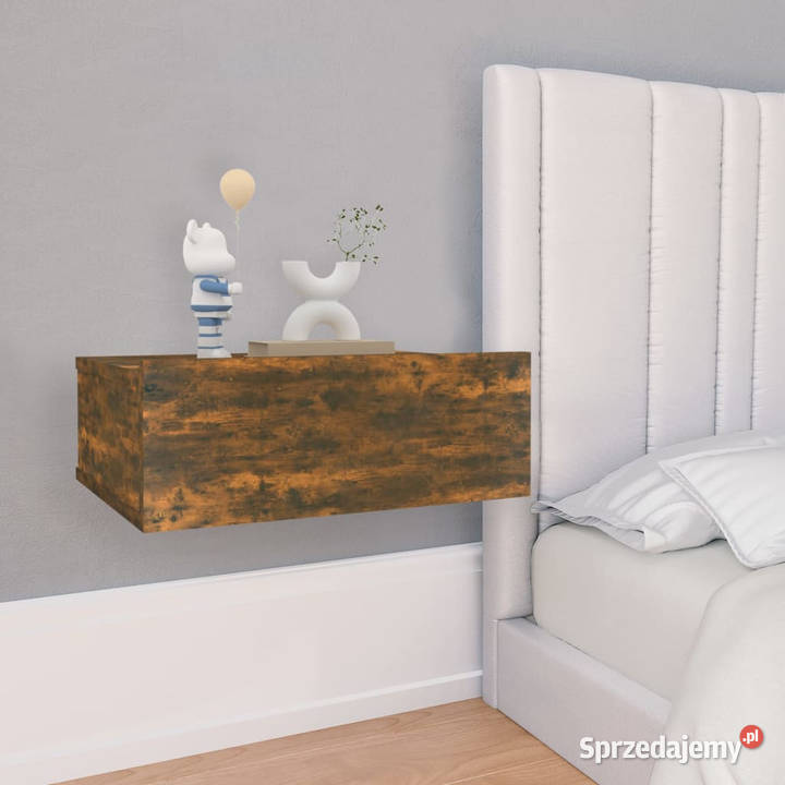 Wisząca szafka nocna przydymiony dąb 40x30x15 Warszawa