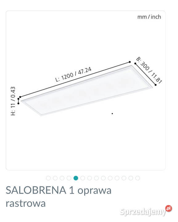 Lampy plafony LED firmy Eglo outlet Jaworzno