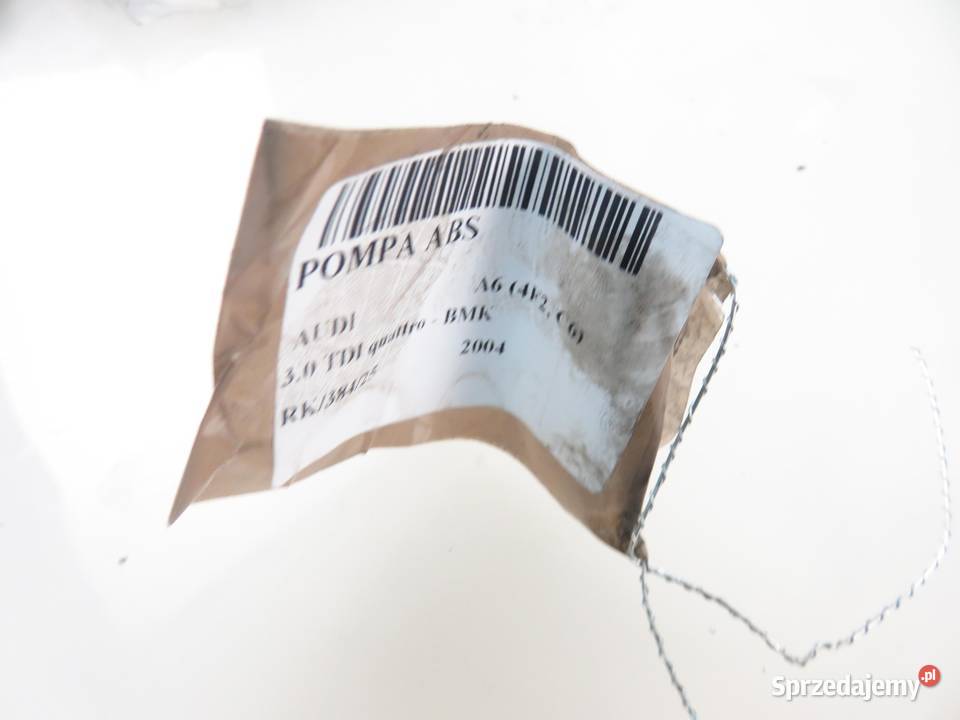 POMPA ABS AUDI A6 4F2 C6 0265950359 4F0614517A sprzedam