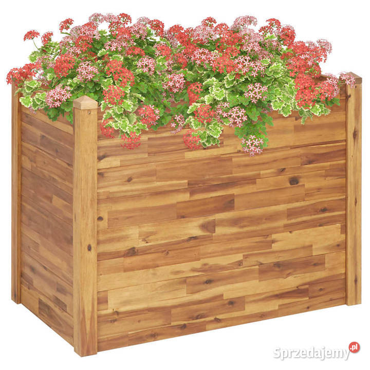 Podwyższona donica ogrodowa 110x60x84 lite sprzedam