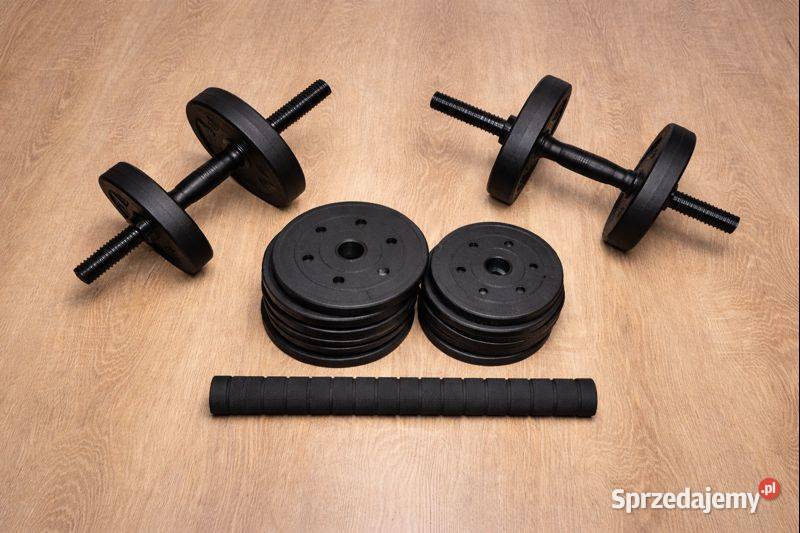 Hantle regulowane do ćwiczeń w domu 2w1 sztanga Kraków sprzedam