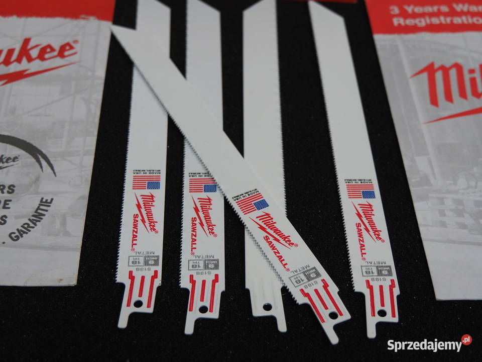 MILWAUKEE noze noz brzeszczot metal 5 KERF Elektryczne mazowieckie Baszkówka sprzedam