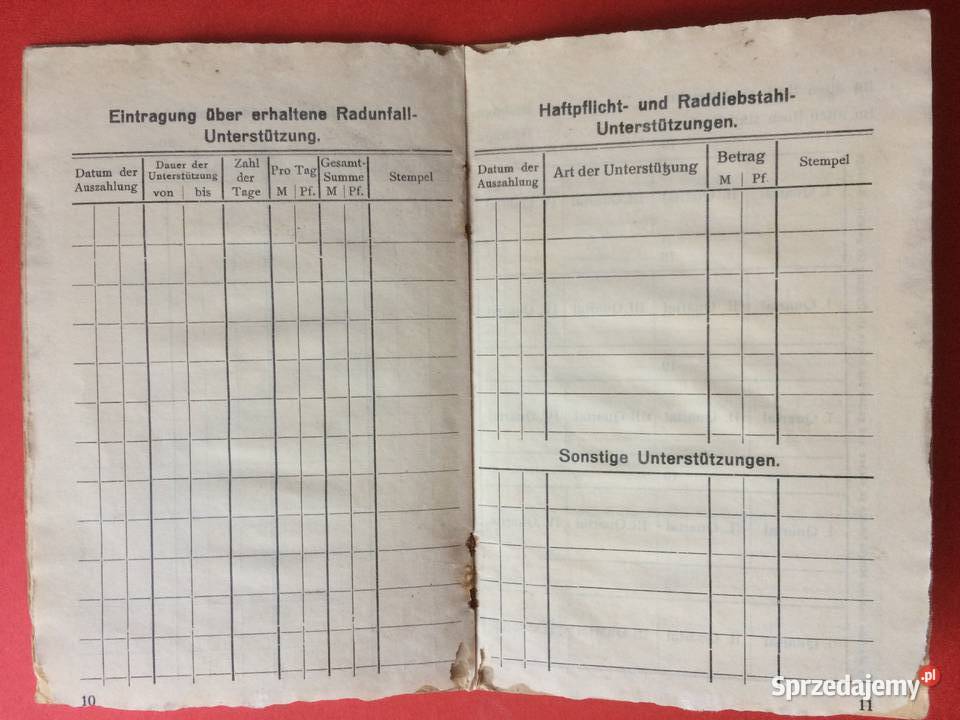 486 Niemiecka Księga Członkowska zachodniopomorskie