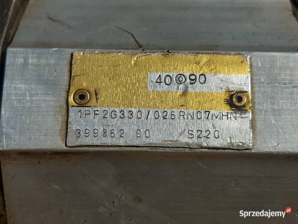 Pompa zębata Rexroth 1PF2G 330026RN07MHN 399862 Produkcja Perzów