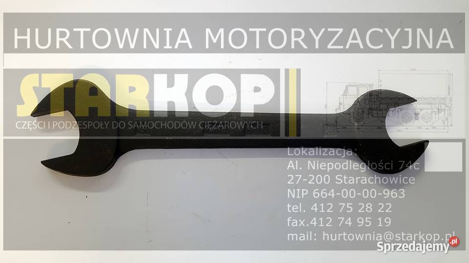 Klucz płaski 3641 Polska produkcja Starachowice