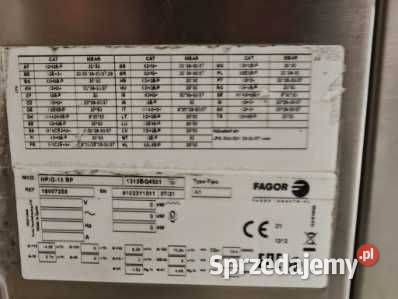 Taboret gastronomiczny FAGOR 136 kW nowy pełnej śląskie Góra