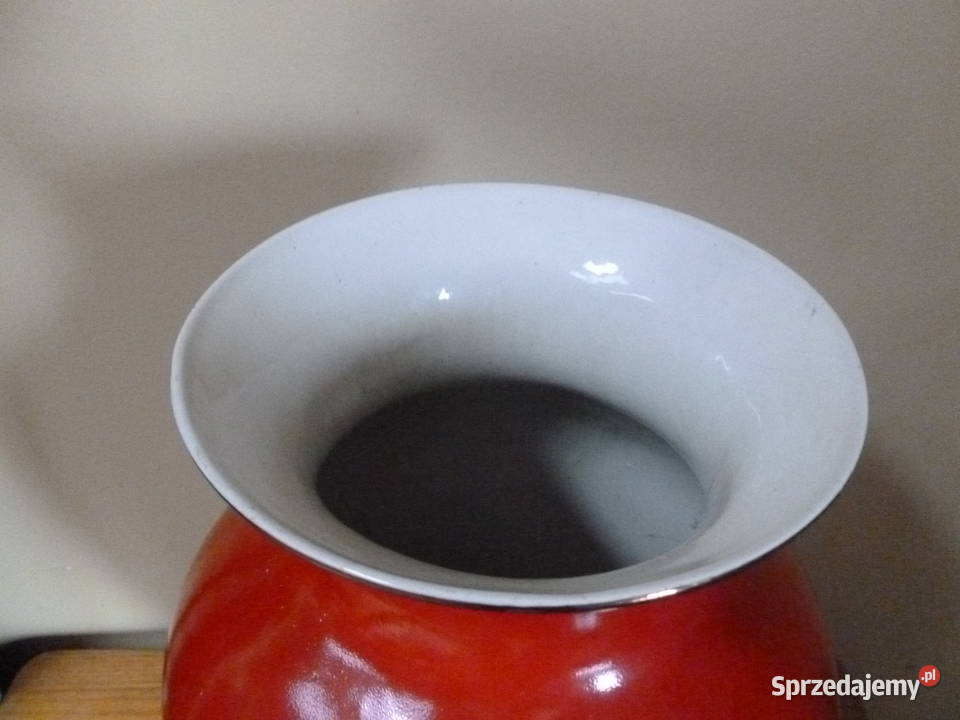 Duży ręcznie malowany wazon Chodzież Mława