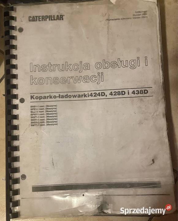 Instrukcja obsługi i konserwacji CATERPILLAR Chełmiec