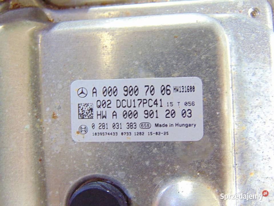 MODUŁ STEROWNIK ADBLUE W212 A0009007006 osobowe sprzedam