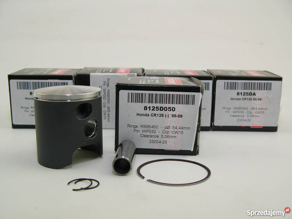 TŁOK komplet tłokowy WOSSNER 5444 mm CR 125 R Zabrze