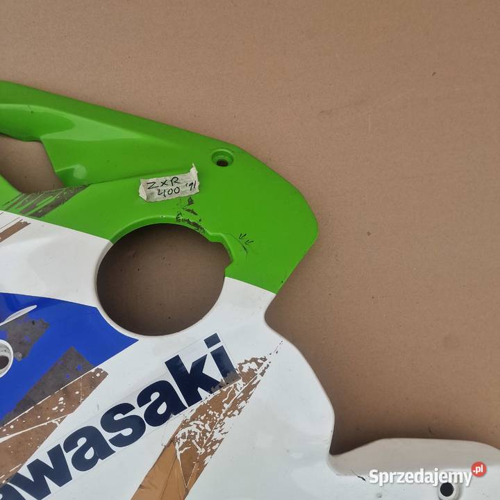 KAWASAKI ZXR 400 8903 BOK BOCZEK OWIEWKA LEWA Szyby i owiewki Części i akcesoria motocyklowe Bieleń