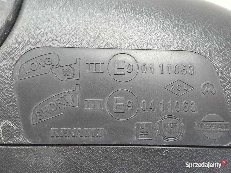 LUSTERKO LEWE KIEROWCY Renault Trafic III Vivaro osobowe Chełm