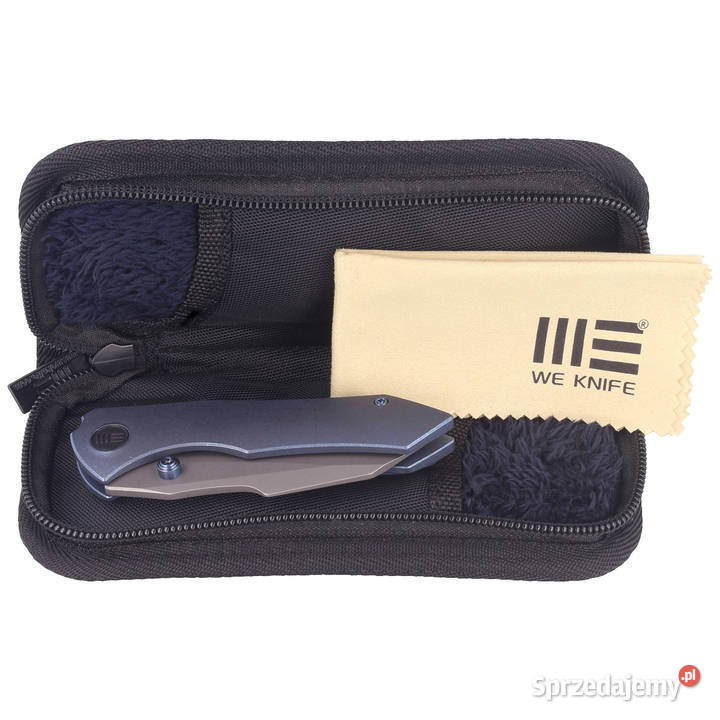 Nóż składany WE Knife HighFin Blue Titanium Gray mazowieckie Warszawa