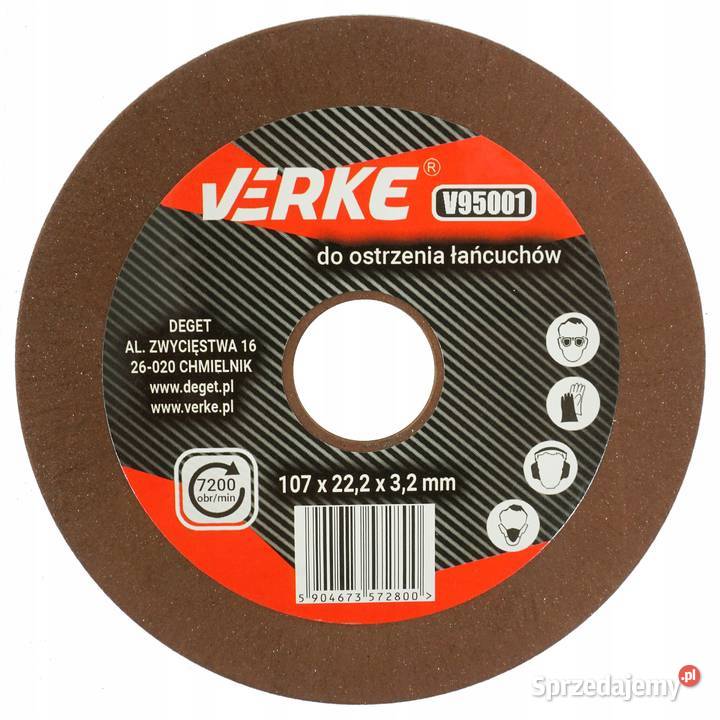 TARCZA OSTRZAŁKI OSTRZENIA ŁAŃCUCHA 107x222x32mm Chmielnik