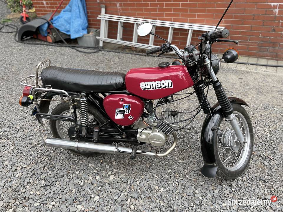 Simson S51 Nowy Silnik S70 zarejestrowany w Polsce Zielona Góra