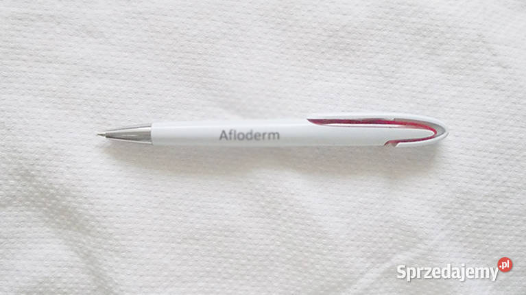 biały długopis plastikowy długopis biało Olsztyn sprzedam