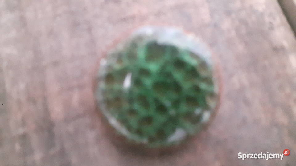 Broszka ceramiczna ze szkłem ręcznie wykonana Otwock sprzedam