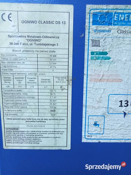 Piec Ogniwo Biecz 5klasy Kotły i Piece CO podkarpackie