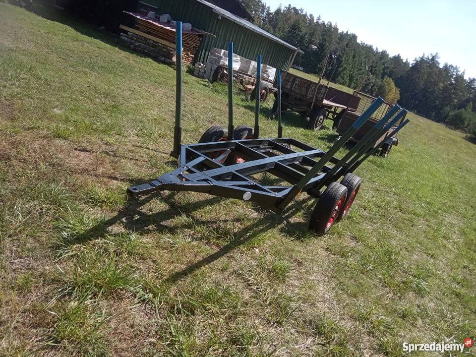 Przyczepa leśna KŁONICOWA do bali dłużycy drewna
